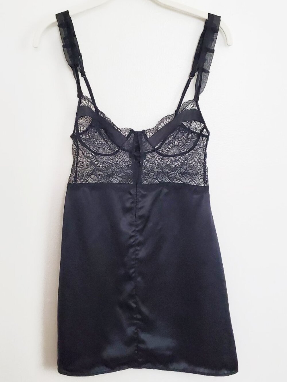 La Perla Black Silk Lace Chemise NEW Size 1